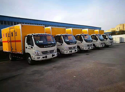 东莞生态园爆破器材运输车
